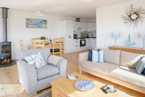 Living, kitchen and dining area of The Rockpool
